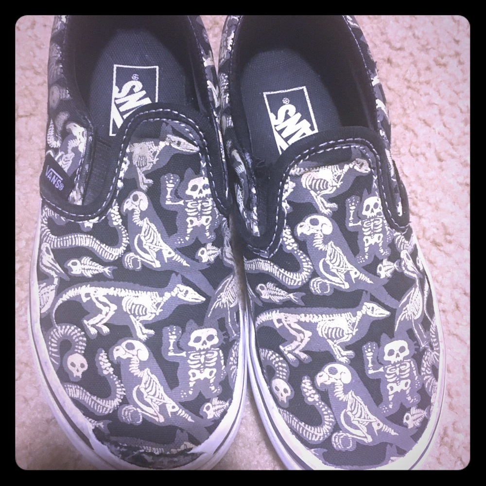 Size 12 Kids Vans Slip On